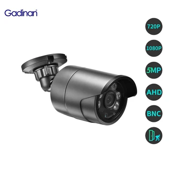 Gadinan 5MP 1080P AHD CCTV Камера Видеонаблюдения Высокого Разрешения Металлическая Наружная Уличная Optioanl BNC Bullet Home Security Came