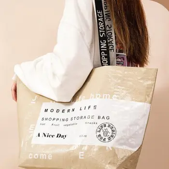 Женская модная сумка через плечо, Нейлоновая многоцелевая водонепроницаемая продуктовая сумка, Многоразовая сумка, Эко-сумка для покупок, сумка для хранения