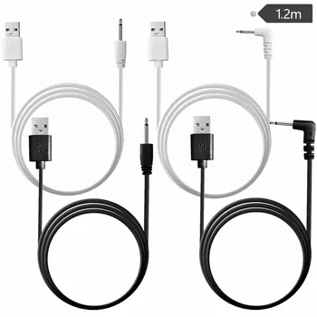 Сменный кабель для зарядки постоянным током 2,5 мм, USB-адаптер, шнур для быстрой зарядки, отлично подходит для большинства массажных палочек 1,2 м