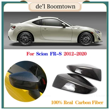 Для Scion FR-S 2012 2013 2014 2015 2016 2017 2018 2019 2020 Замена Крышки Бокового Зеркала заднего Вида Из 100% Настоящего Углеродного волокна