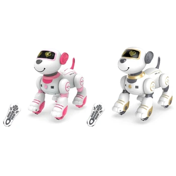Радиоуправляемый Робот-собака, Электронная Игрушка Для собак, Робот-Такса, Интерактивный Робот-игрушка Для Собак