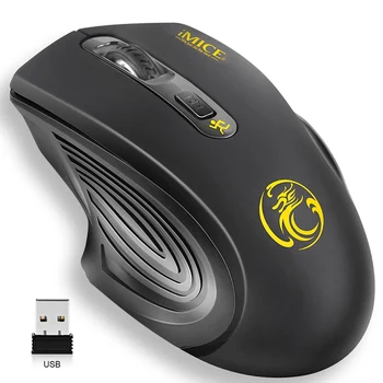 Беспроводная мышь компьютерная эргономичная mause 2,4 G Оптическая Бесшумная компьютерная мышь Mini 4 Кнопки 2000 точек на дюйм Бесшумная USB-мышь для портативных ПК mac