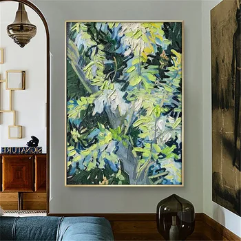 Картина маслом известного художника Ван Гога с пейзажем сада плюща на холсте Картина маслом на холсте Настенные художественные картины для домашнего декора