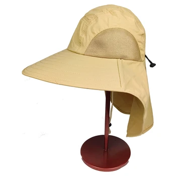 Летние Солнцезащитные шапки для рыбалки, кепка Унисекс с широкими полями, с клапаном на шее, для путешествий, Кемпинга, Пешего туризма, катания на лодках LS-9