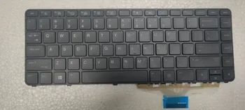 Новая клавиатура для ноутбука HP Elitebook Folio 1040 G3 с подсветкой в США, черная рамка