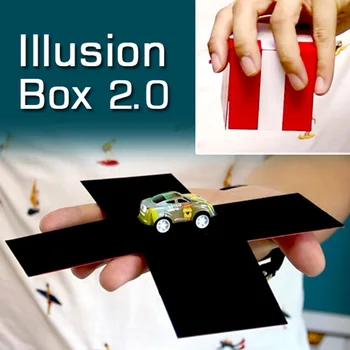 Иллюзионная коробка 2.0 Волшебный трюк, производящий объект, Исчезающий Крупным планом Иллюзионный Трюк, Ментализм, Игрушечный автомобиль, появляющийся в пустой коробке Magia