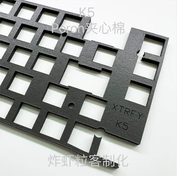 Звуковое сопровождение механической клавиатуры XTRFY K5 с поролоновой пластиной и накладкой для переключения IXPE, защитная пленка Poron