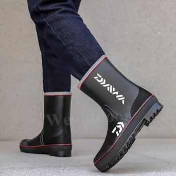 Daiwa/ летняя мужская противоскользящая водонепроницаемая кухонная обувь для занятий спортом на открытом воздухе, дышащие износостойкие непромокаемые ботинки для пеших прогулок, кемпинга, рыбалки