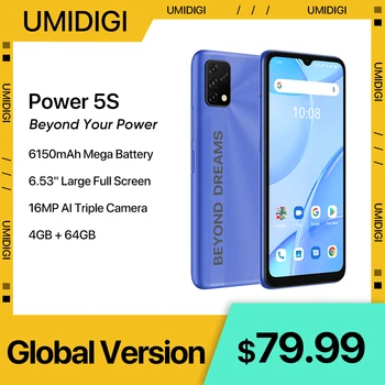 UMIDIGI Power 5S Глобальная версия Смартфона 4 ГБ 64 ГБ 6,53 
