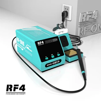 RF4 светодиодная цифровая паяльная станция пистолет горячего воздуха паяльник материнская плата мобильного телефона PCB IC SMD BGA сварочный инструмент для ремонта