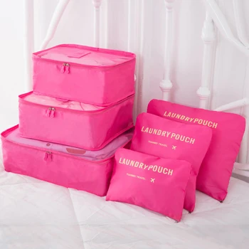 Кубики для упаковки багажа для путешествий, сумка-органайзер для одежды Большой емкости для улицы