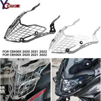 Для Honda CB500X 2020 2021 2022 CB 500X Аксессуары Для Мотоциклов Защитная Крышка Фары Решетка Алюминиевая Передняя Лампа Защитный Колпачок