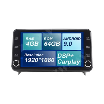 MAX-PAD HD экран Android 9.0 Автомобильный мультимедийный плеер потоковое мультимедийное устройство для RAV4 RAV-4 2018 2019 2020 автомобильное радио стерео без камеры