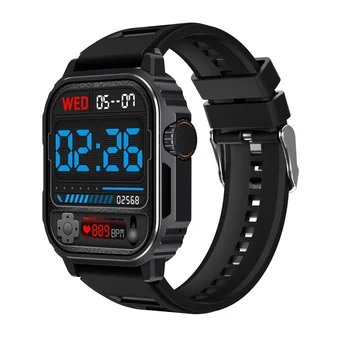 Новые Военные смарт-часы AMOLED 485*520 с HD-экраном, компас, GPS, спортивный трек, Фитнес, голосовой вызов AI по Bluetooth, умные часы для мужчин и женщин