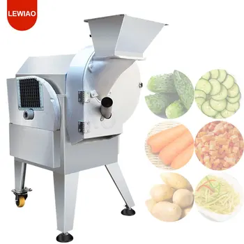 Коммерческая машина для измельчения картофеля, имбиря, Редиса, нарезки кубиками Дыни, фруктов, овощей
