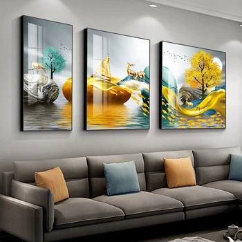 картина для украшения гостиной, современный и минималистичный фон для дивана, настенная картина, креативный новый s