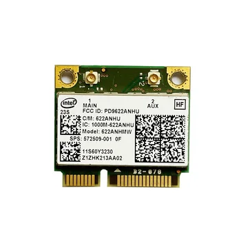 Новая Беспроводная сетевая карта Intel 622AN 6200AN 622ANHMW 2,4 G/5 ГГц 300 Мбит/с Half Mini Pci-e для HP SPS: 572509-001