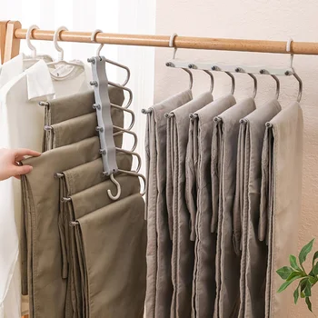 Многофункциональная подставка для хранения брюк Компактная сушилка для одежды для Спальни