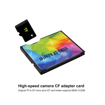 Адаптер TF-CF для карты Micro-SD-CF Поддерживает SDXC карту-адаптер TF-CF для высокоскоростной камеры CF
