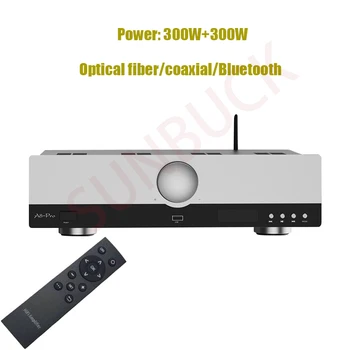 SUNBUCK A8 600W 2.1 Без потерь Оптоволоконный коаксиальный USB-усилитель Bluetooth, XLR Сбалансированный Пульт дистанционного управления, домашний стереоусилитель Hi-Fi