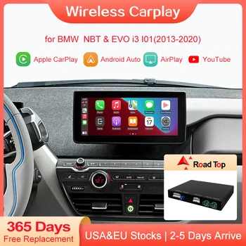 Беспроводной Apple CarPlay Для BMW i3 I01 NBT EVO System 2013-2020 с Android Auto Mirror Link AirPlay Car Play Камера заднего вида BT