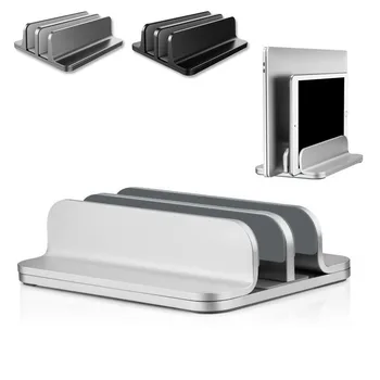 Алюминиевая Вертикальная регулируемая подставка для ноутбука Apple Macbook Air 15 дюймов 14 16 Pro, настольный кронштейн, опорная база, держатель