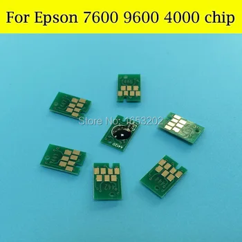 16 шт./лот Для картриджа Epson с чипом T5441-T5447 T544, Совместимым с Чернильным картриджем Epson 4000 9600 7600