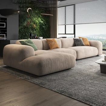 Секционный Современный диван-кровать в гостиной Минималистский диван с Ленивым полом В гостиной Современный диван для гостиной Divani Da Soggiorno Предметы домашнего обихода
