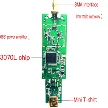 Высокомощный RT3070 чип 6661 усилитель мощности беспроводная сетевая карта WIFI модуль мониторинга беспроводного модуля мягкая маршрутизация