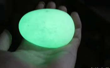 45 мм -48 мм Зеленое свечение кальцита В светящемся хрустальном яйце, Шар из темного камня, сфера для заживления яиц Оптом