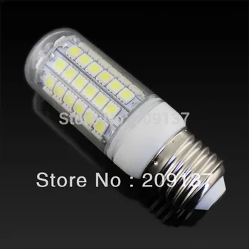 Горячая продажа 69 светодиодов SMD 5050 E27 G9 LED 220 В 240 В светодиодная лампа, теплый белый/белая светодиодная кукурузная лампа, бесплатная доставка 10 шт.