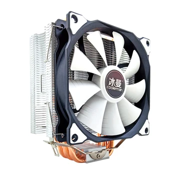 Охлаждающий Вентилятор Радиатор Радиатора MT6 12 см Вентилятор процессора 6 Тепловых Трубок из чистой Меди Настольный ПК 4-Контактный ШИМ-Кулер для Intel AMD