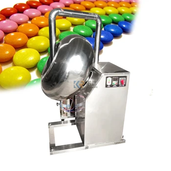 Многофункциональная машина для нанесения покрытия на шоколад, миндаль, орехи, машина для нанесения покрытия на клейкий арахис, сахарные конфеты