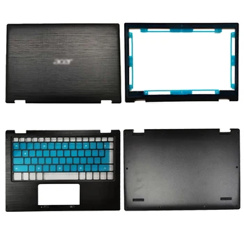 Задняя Крышка с откидной крышкой/Передняя панель/Подставка для рук/Нижний чехол Для Ноутбука Acer Spin 1 SP111-33 N18H1, Черный