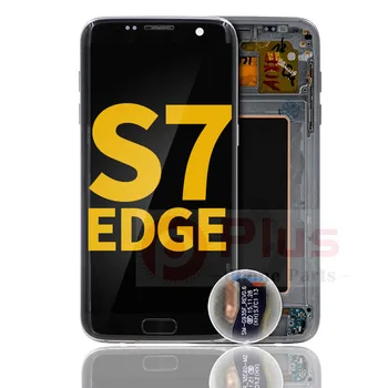 AMOLED-дисплей с заменой рамки для Samsung Galaxy S7 Edge (восстановленный) (Международный/G935F) (черный оникс)