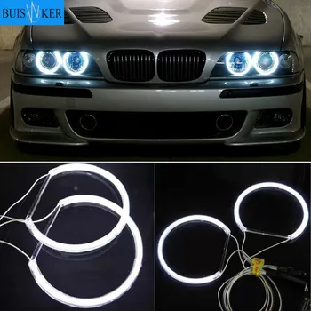 CCFL Angel Eyes Kit Теплое Белое кольцо Halo 131 мм * 4 для BMW E36 E38 E39 E46 (С оригинальным проектором)