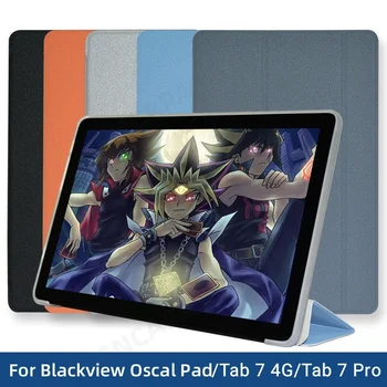 Трехстворчатая Подставка Funda Для Blackview Tab 7 Pro 4G Чехол 10,1 