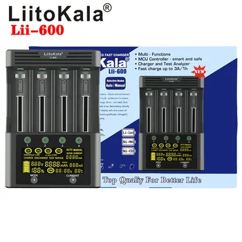 Зарядное Устройство LiitoKala Lii-600 Lii-S8 Lii-PD4 Lii-PD2 Lii-500 Lii-S6 LCD Smart 3,7 V 3,2 V 1,2 V 18650 26650 16340