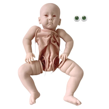 23-дюймовый Коллекционный Неокрашенный Мягкий Силиконовый Набор для малышей Хаксли, Реалистичная Незаконченная Кукла-Реборн, Полные конечности