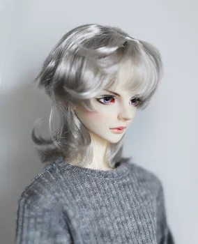 Кукольный парик BJD для 1-3 1-4 аксессуары для белых кукол с кудрявым хвостом