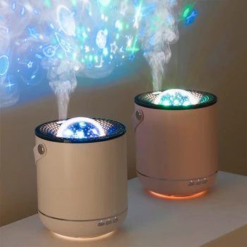 Звездная Проекторная лампа, Увлажнитель воздуха для Ароматерапии, USB Электрический Диффузор эфирного масла Для дома, ультразвуковой Диффузор аромата холодного Тумана