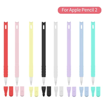Аксессуары для Apple Pencil 2 Чехол Lovely Cat TPU Силиконовый защитный чехол, крышка-держатель, чехол Против царапин для Pencil 2nd