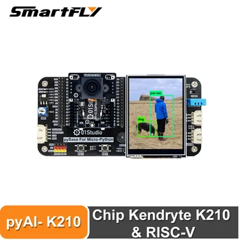 Демонстрационная плата pYAI- K210 Cam Модуль камеры AI Искусственный Интеллект С интерфейсом зарядки литиевой батареи