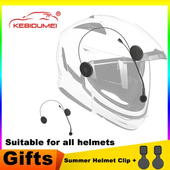 M6 Беспроводной Bluetooth 5,0 Мотоциклетный Шлем Гарнитура Стерео Динамик Наушники Аксессуары для мотоциклов для большинства мотоциклетных шлемов