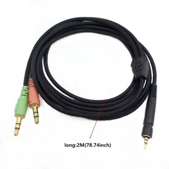 Сменный кабель для наушников Sennheiser- G4ME ONE GAME ZERO 373D GSP 350/GSP 500/GSP 600 (версия для ПК 2 метра)