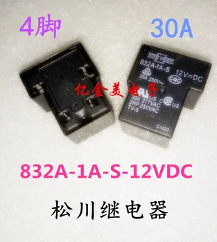 832A-1A-S-12 В постоянного тока 832A-1A-F-S 832A-1A-C Реле 4-контактное 30A