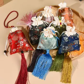 Фестивальное Саше Dragon Boat Женская Модная сумка с Цветочным узором, украшение Hanfu, Парчовые сумки в этническом стиле, ювелирные изделия