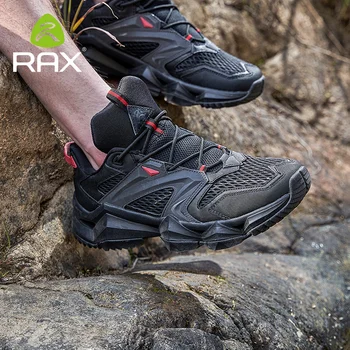 Rax, мужские треккинговые ботинки, Уличная водная обувь, Дышащая сетка, быстросохнущие женские кроссовки для ходьбы, нескользящие