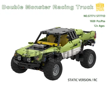 Moc 57771 Двухместный гоночный грузовик-монстр С рисунками в формате PDF LEGOin Строительные блоки, кирпичи, игрушки 