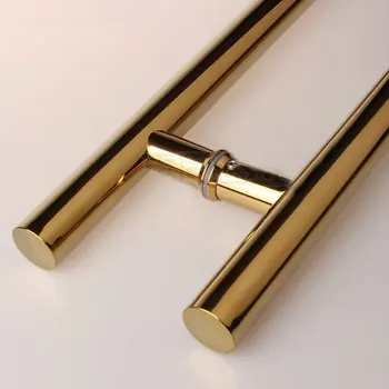 Стеклянная дверная ручка, ручка из нержавеющей стали, деревянная дверная ручка, ручка для душевой кабины (DG8000)